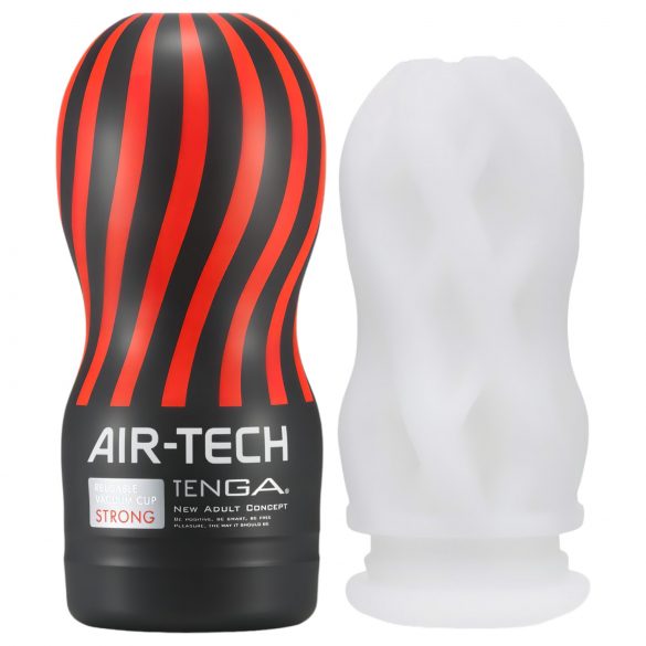 TENGA Air Tech Strong - многократен мастурбатор (бял)