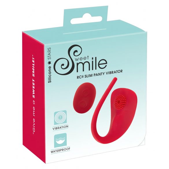 SMILE Slim Panty - безжичен клиторен вибратор, червен