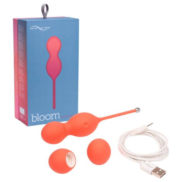 We-Vibe Bloom - вагинални топчета с регулиран тежест (оранжево)