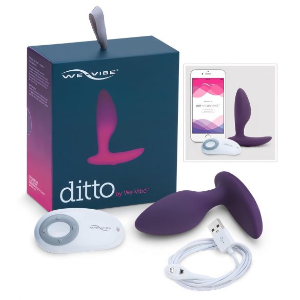 We-Vibe Ditto - Акумулаторен анален вибратор (лилав)