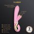 G-Vibe GRabbit - акумулаторен G-точков вибратор с 3 мотора (розов)