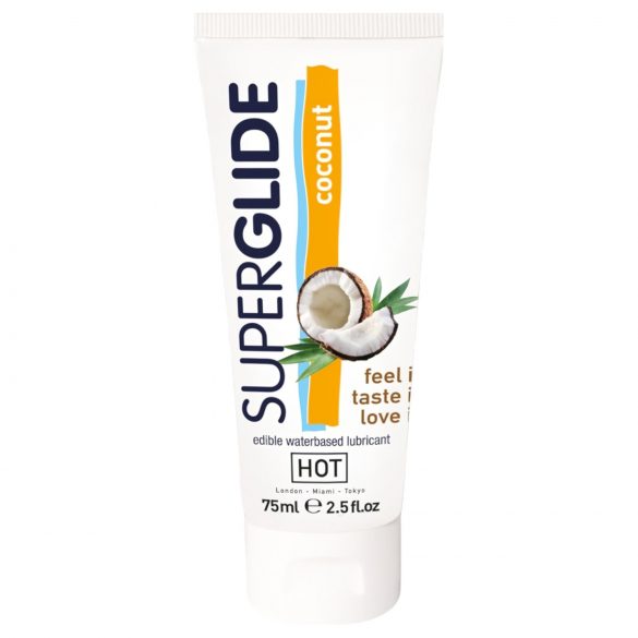 HOT Superglide Кокос - ядлив лубрикант (75мл)