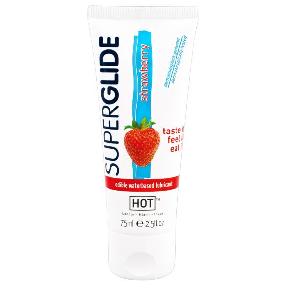 HOT Superglide Ягода - вкусен лубрикант (75 мл)