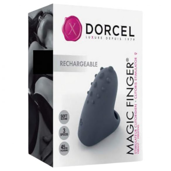 Dorcel Magic Finger - зареждащ се пръстов вибратор (сив)