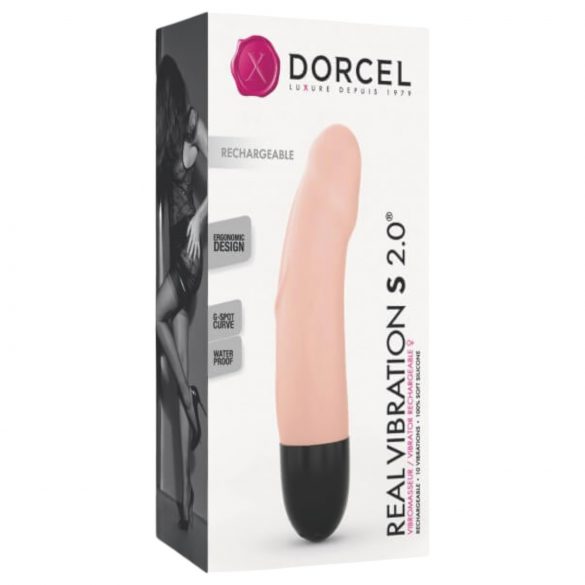 Dorcel Real Vibration S 2.0 - акумулаторен вибратор (естествен)