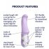 Satisfyer Charming Smile - водоустойчив, акумулаторен G-точков вибратор (лилав)