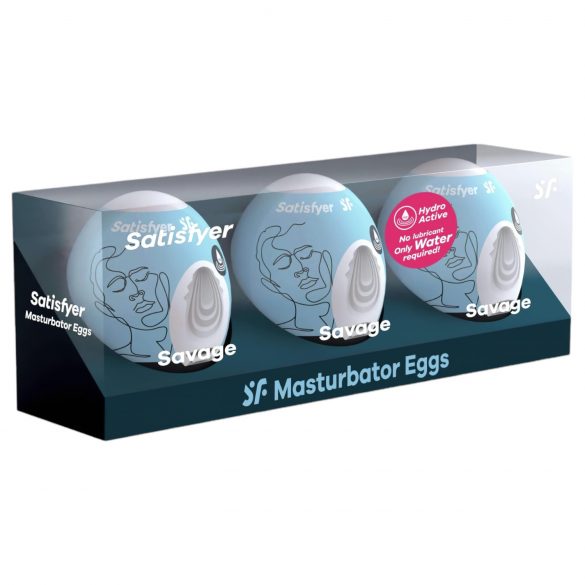 Satisfyer Egg Savage - Комплект масажни яйца (3 бр.)