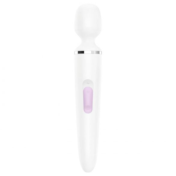 Satisfyer Wand-er Woman - водоустойчив вибриращ масажор (бял)