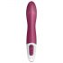 Satisfyer Big Heat - акумулаторен G-точков вибратор със загряване (червен)