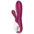 Satisfyer Hot Bunny - умен затоплящ вибратор за клитор (червен)