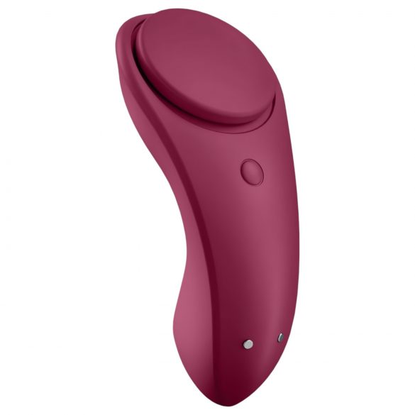 Satisfyer Sexy Secret - умен водоустойчив вибратор за бельо (червен)