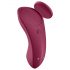 Satisfyer Sexy Secret - умен водоустойчив вибратор за бельо (червен)