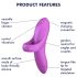 Satisfyer Bold Lover - акумулаторен водоустойчив вибратор за пръст (розов)