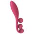 Satisfyer Tri Ball 1 - акумулаторен, многофункционален вибратор (червен)