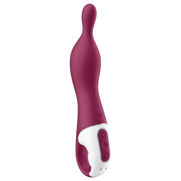 Satisfyer A-Mazing 1 - акумулаторен A-точков вибратор (червен)