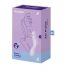 Satisfyer Curvy Trinity 2 - 2в1 лилав въздушен вибратор