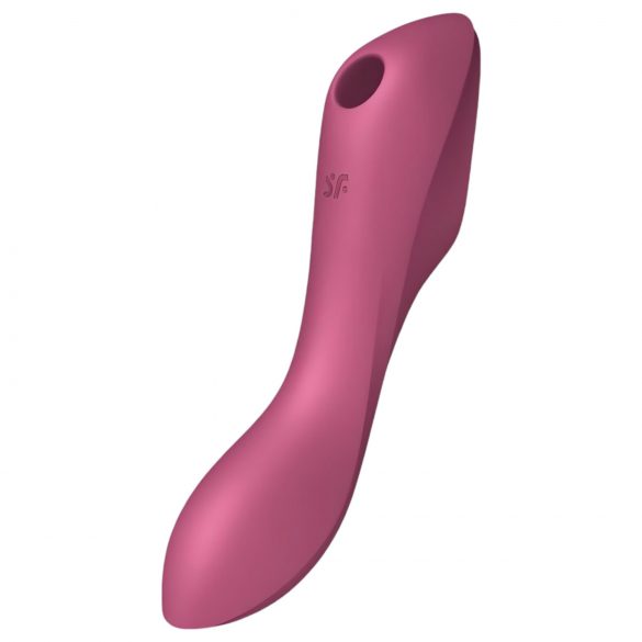 Satisfyer Curvy Trinity 3 - вибриращо удоволствие 2в1 (червено)