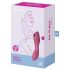 Satisfyer Curvy Trinity 3 - вибриращо удоволствие 2в1 (червено)