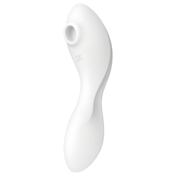 Satisfyer Curvy Trinity 5+ - умен 2в1 вибратор (бял)