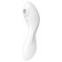 Satisfyer Curvy Trinity 5+ - умен 2в1 вибратор (бял)