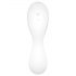 Satisfyer Curvy Trinity 5+ - умен 2в1 вибратор (бял)