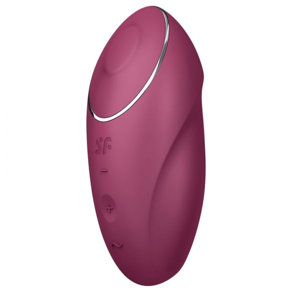 Satisfyer Tap & Climax 1 - 2в1 вибратор и клитор стимулатор (червен)