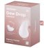 Satisfyer Dew Drop - водоустойчив клиторен вибратор (бял)