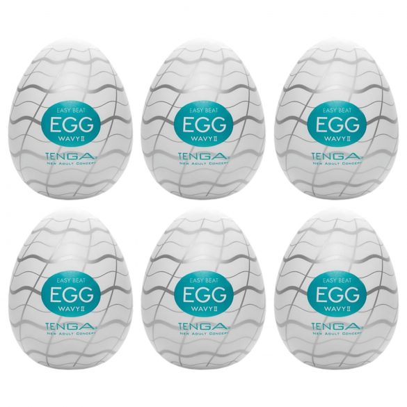 TENGA Egg Wavy II - мастурбационно яйце (6 бр.)