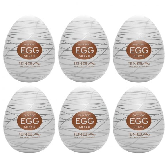 TENGA Egg Silky II - мастурбационно яйце (6 бр.)