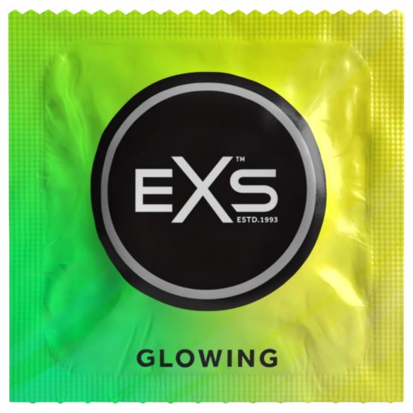 EXS Glow - светещи презервативи (3 бр.)