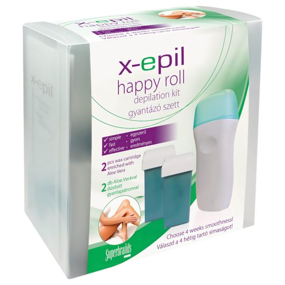 X-Epil Happy roll - комплект восък