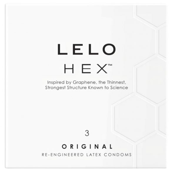 LELO Hex Original - лукс презервативи (3 бр.)