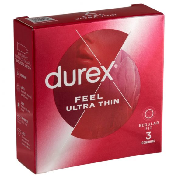 Durex Feel Ultra Thin - ултра тънък презерватив (3 бр.)