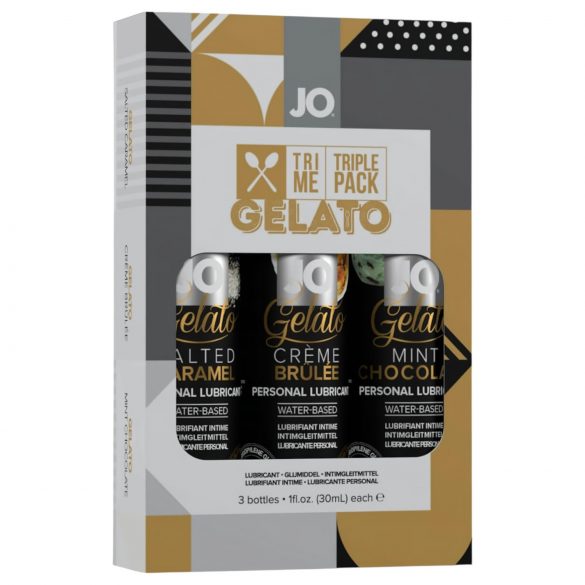 JO System Gelato - ароматен лубрикант сет (3x30ml)