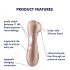 Satisfyer Pro 2 Gen2 - акумулаторен вибратор, кафяв