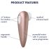 Satisfyer 1 Number One - Водоустойчив клиторен стимулатор (кафяв)