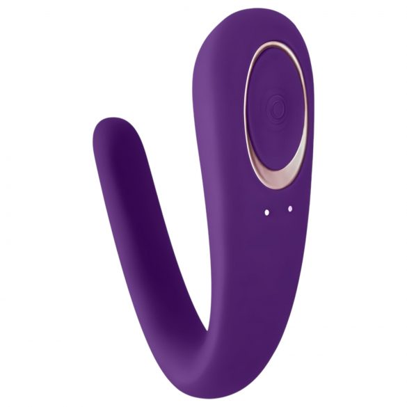 Satisfyer Double Classic - водоустойчив презареждащ се двойка вибратор (лилав)