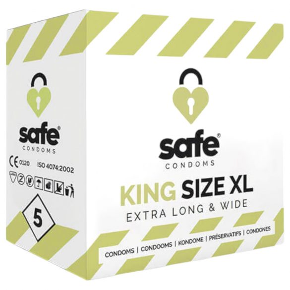 SAFE King Size XL - екстра големи презервативи (5 бр.)