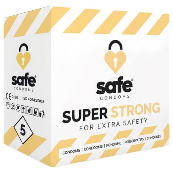 SAFE Super Strong - супер здрави презервативи (5бр)