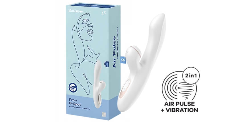 Satisfyer Pro+ G-точка - Клиторален и G-точка вибратор